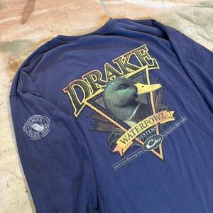 Vintage Drake Duck Long sleeve shirt Size XXL
